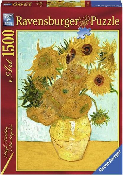 Puzzle Ravensburger Art Collection 1500 pezzi ” I Girasoli” Van Gogh