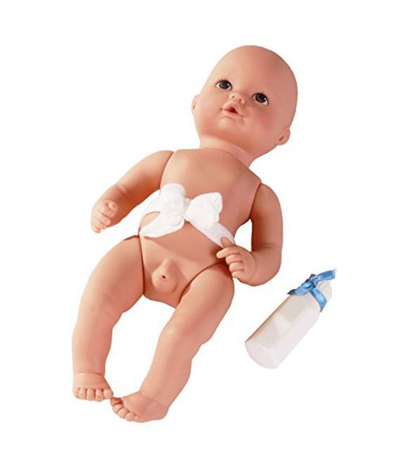 Götz 0754010 Bambola neonato Newborn Aquini - Bambola per il bagnetto dei bambini dai 18 mesi in su